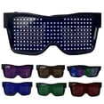 thumbnail image 2 of Flmtop Electronic Bluetooth-compatible Luminous Glasses with LED Light Birthday Party Club Props, 2 of 10