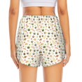 thumbnail image 2 of Lsque Sushi and Rolls Printed Women's Running Shorts with Liner Pockets,Elastic Quick Dry Workout Athletic Gym Yoga Shorts,Womens High Waist Shorts-, 2 of 9