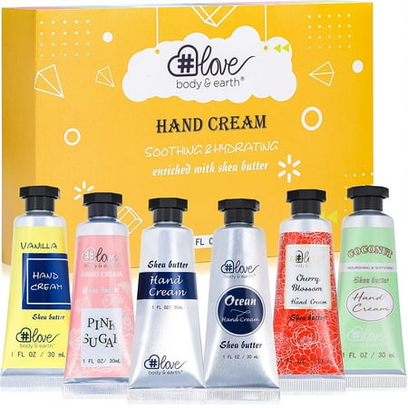 Hand Lotion Set  Hand Cream for Women Moisturizing - Holiday Birthday Gift Sets-Pack of 6