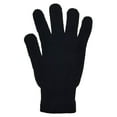 thumbnail image 2 of 48 Pairs Winter Magic Gloves, Wholesale Bulk Warm Brushed Interior, Stretchy Assorted Mens Womens (Black), 2 of 2