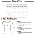 thumbnail image 3 of Camisetas Fiudx para Mujer Pascua V-Cuello Casual Manga Corta Bolsillos Impresos Tops Blusa uniforme, 3 of 4