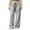 Gray, variant on Tqcoqu Women's Solid Color Drawstring Elastic Waist Wide Leg Pants Casual Loungewear Long Trousers For Fall Winter
