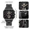 thumbnail image 4 of Reloj Hombre Analógo Con Fechador Acero Cuarzo Casual, 4 of 8