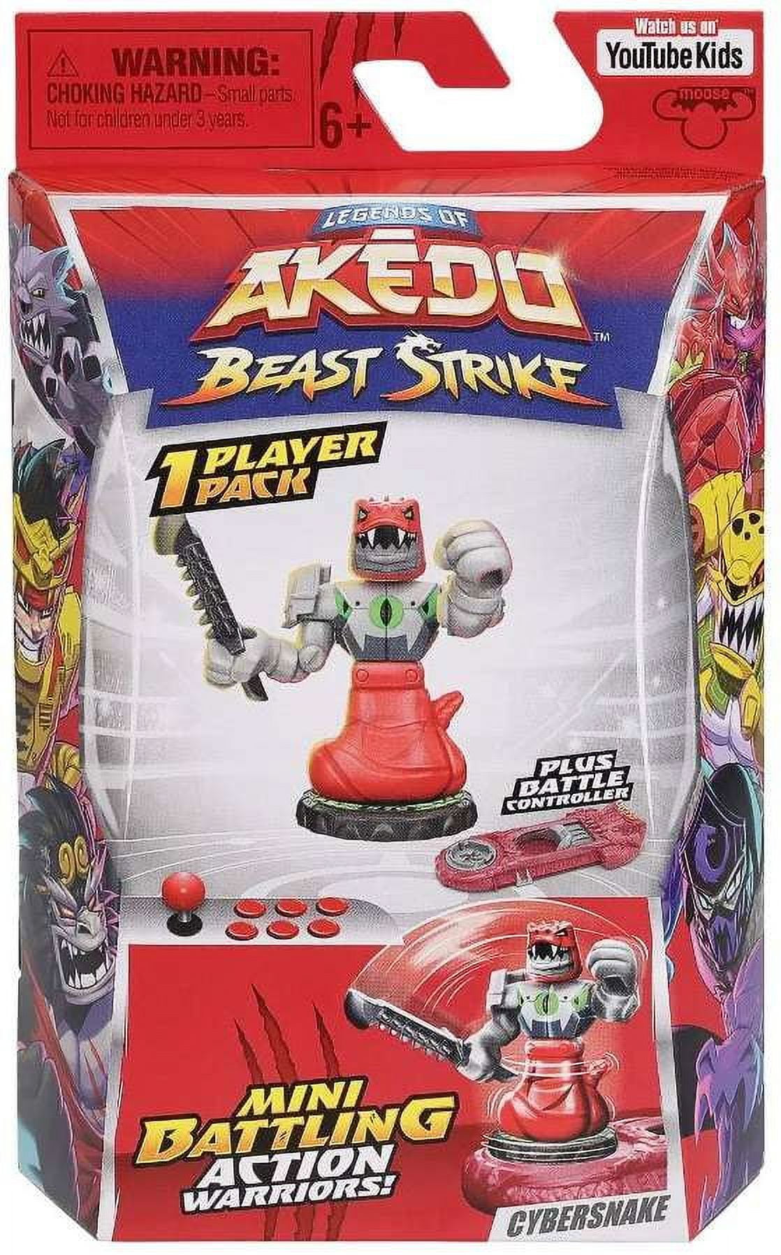 Moose Toys Legends of Akedo Cybersnake Collectible Mini Action