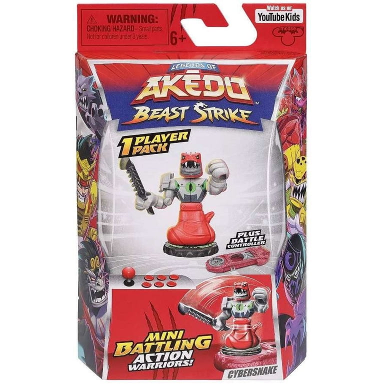 Moose Toys Legends of Akedo Cybersnake Collectible Mini Action