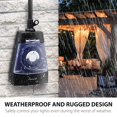thumbnail image 4 of Fosmon Outdoor Timer Outlet Waterproof, Outdoor Pool Pump Timer, Outdoor Light Timer Weatherproof, 24 Hour Mechanical Heavy Duty P, 4 of 8