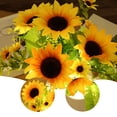 thumbnail image 6 of WJSXC Flowers Ambience Lamp Safe Simulation Flower Reading Light for Cafe Decoration Yellow, 6 of 6
