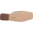 thumbnail image 4 of Sam Edelman Leona Gold Slip On Squared Toe Ornate Woven Detailed Flat Mules (Gold, 8.5), 4 of 6
