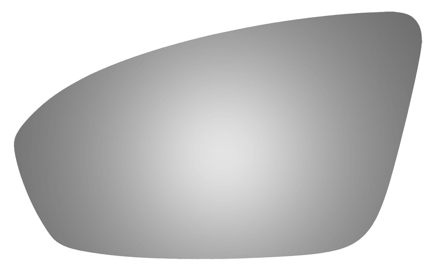 Burco Side View Mirror Replacement Glass - Clear Glass - 4507