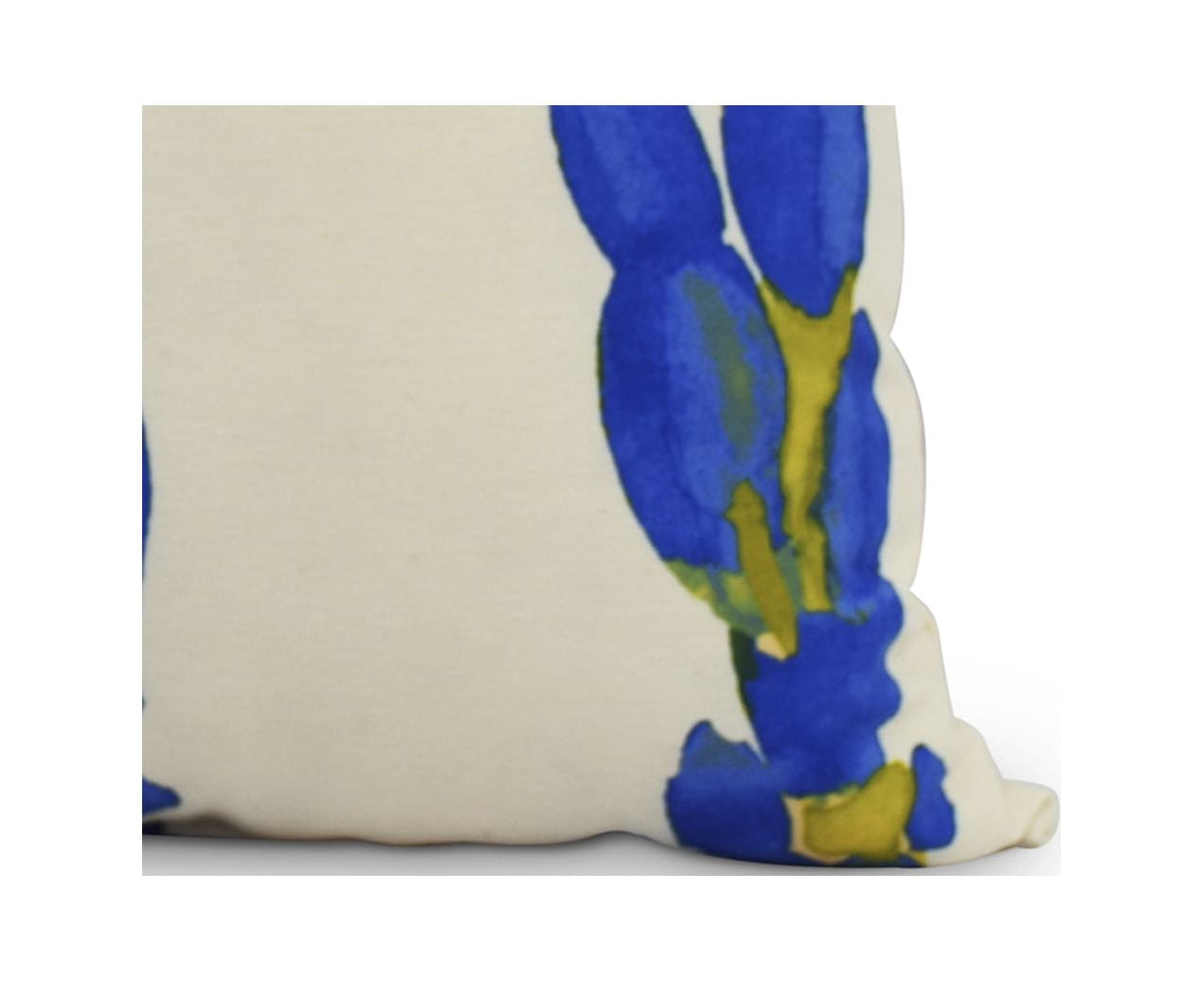 Simply Daisy's Sunset Tulip Stripe 18 inch Blue Decorative Floral Throw Pillow