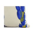 thumbnail image 2 of Simply Daisy's Sunset Tulip Stripe 18 inch Blue Decorative Floral Throw Pillow, 2 of 2