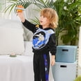 thumbnail image 3 of Jeccie Toddler Baby Boys Clothes Pant Set Long Sleeve Hoodie Tops and Pants Set Spring Sweatsuit,Astronaut - 3-4 Years, 3 of 9