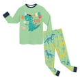 thumbnail image 5 of Bamboo Viscose Toddler Pajamas Boys Girls Baby Pjs Sets Kids Long-Sleeve Snug fit Sleepwear 6-12 Months 12-24 Months 2t 3t 4t 5t 6t 7t 8t 9t Children(Light Green,3-4 Years), 5 of 5