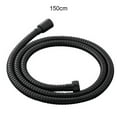 thumbnail image 2 of ENTASSER Flexible Shower Hose - Extra long, stainless steel, double buckle for hand held shower head - Oil ground bronze2m black shower pipe, 2 of 5