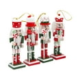thumbnail image 3 of Runquan 4 Pieces Christmas Nutcracker Ornament Traditional for Weddings Xmas Party, 3 of 8