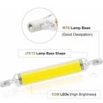 thumbnail image 4 of Queilt Lot de 2 Ampoules LED 10W R7S 78mm 220V Dimmables Blanc Froid 6000-6500K 100W Halogène J78 Remplacement, Tube de Base R7S Double Extrémité, Angle de Faisceau 360, Économie d'Énergie, 4 of 5