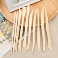 thumbnail image 4 of Miangastore 10Pcs Wood Pottery Tools for Sculpting and Smoothing Ivory Double-Ended, 4 of 8