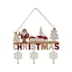 thumbnail image 1 of Letrero colgante de madera navideño, Navidad, rústico, decorativo, Papá Noel, para puerta de entrada, decoración de pared de madera para fiestas, 1 of 9
