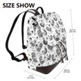 thumbnail image 2 of Easygdp Retro Rooster Mochila de Cuero para Mujeres, Bolso de Hombro, Bolsos de Mano de Moda para Trabajo y Viajes, 2 of 4