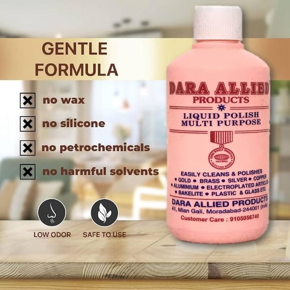 Dara Allied Liquid Polish for Brass Metal Shining 100ml