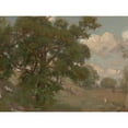 thumbnail image 3 of Louis Loeb 24x19 Black Modern Framed Museum Art Print Titled - Pastoral Landscape, 3 of 5