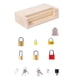 thumbnail image 4 of Juego de juguetes con cerradura y llave Montessori, juguete educativo con cerradura, juguete sensorial, aprendizaje para niños, niñas y niños en edad, 4 of 9