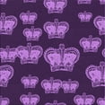 thumbnail image 1 of Ahgly Company Machine Washable Indoor Square Transitional Dark Purple Area Rugs, 7' Square, 1 of 7