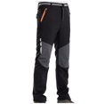 thumbnail image 3 of MSJUHEG Mens Pants Work Pants For Men Color Block Hiking Trousers Windproof Work Trousers Fleece Warm Lined Trekking Trousers With Pockets Fitness Softshell Trousers Cargo Pants For Men Black 3Xl, 3 of 9