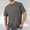 Dark Gray, variant on Miluxas Men's Cotton T-Shirt Short Sleeve Crew Neck Tee Shirts Casual Solid Basic Tops Navy M(M)