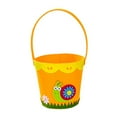 thumbnail image 2 of Daisyyozoid Easter Decorations Easter Round Portable Non-woven Bucket Easter Decorations, 2 of 3