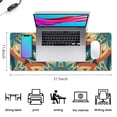 thumbnail image 5 of Empower Your Workspace: Small Custom Mouse Mat - Floral Mandala Design, Non-Slip, Stitched Edge, Waterproof, Ideal for Gaming and Office (31.5 X 11.8 Inch), 5 of 7