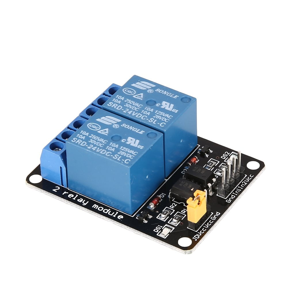 Upgraded New 12V 2 Channel Relay Module Interface Board Low Level