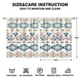 thumbnail image 2 of Rustic Farmhouse 2-PC Window Panels - Floral & Plaid Pattern 52x63" Rod Pocket, Machine Washable, 2 of 2
