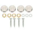 thumbnail image 2 of 16 mm Stainless Steel Mirror Nails Screw Cap (64 Pieces),64 x mirror nails,silver, 2 of 8