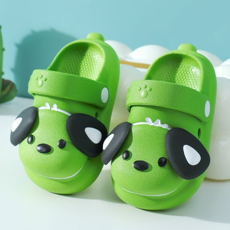 

Holding Yu Big Ear Dog Children‘s Slippers Boys‘ Outwear Home Indoor Non-slip Girls‘ Baotou Shoes Beach Sandals Summer