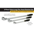 thumbnail image 3 of TITAN 3-PC EXTRA-LONG FLEX-HEAD RATCHET SE, 3 of 5
