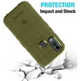 thumbnail image 4 of Case for CAT S62 PRO Phone, Special Ops Tactical Armor Rugged Shield Protective Cover - Olive OD Green, 4 of 6