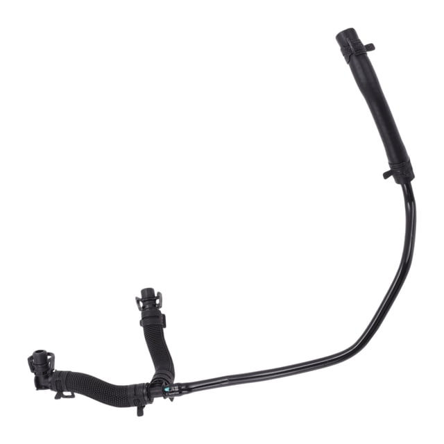 Manguera del radiador Unique Bargains No.C2D6362 para Jaguar XJ 2010-2018 Tubo de refrigerante de plástico Negro 1 Pc