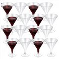 thumbnail image 2 of 72X Verres en Plastique, Verres à Vin Transparents Réutilisables Gobelets de Fête Gobelets à Dessert pour Champagne Dessert, 2 of 7