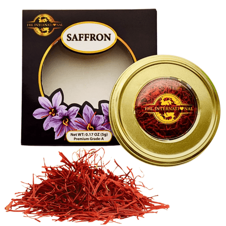 FHL Premium Saffron Threads, Grade A, 5g (0.18 oz)