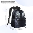thumbnail image 2 of Balery Elegant Feathered Floral Wings Mochila para Mujeres y Hombres, Mochila Ligera Casual para Viajes, Mochila Clásica Básica para la Universidad, 2 of 6
