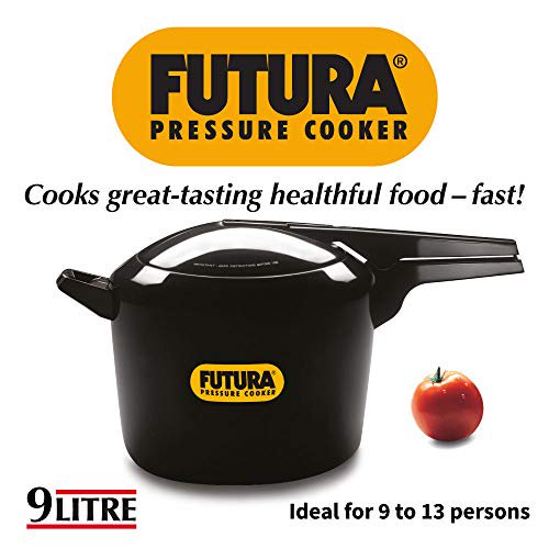 Futura O90 Hard Anodized Pressure Cooker from Hawkins, 9.0-Litre