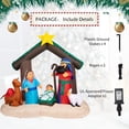 thumbnail image 2 of Belén inflable navideño MUMTOP de 6 pies con luces LED, 2 of 9