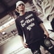 thumbnail image 3 of Frog drift-ropa de calle a la moda para hombre, Camiseta holgada de gran tamaño con estampado de espuma, CPFM, KANYE, MUST BORN AGAIN, VeranoNegro, 3 of 5