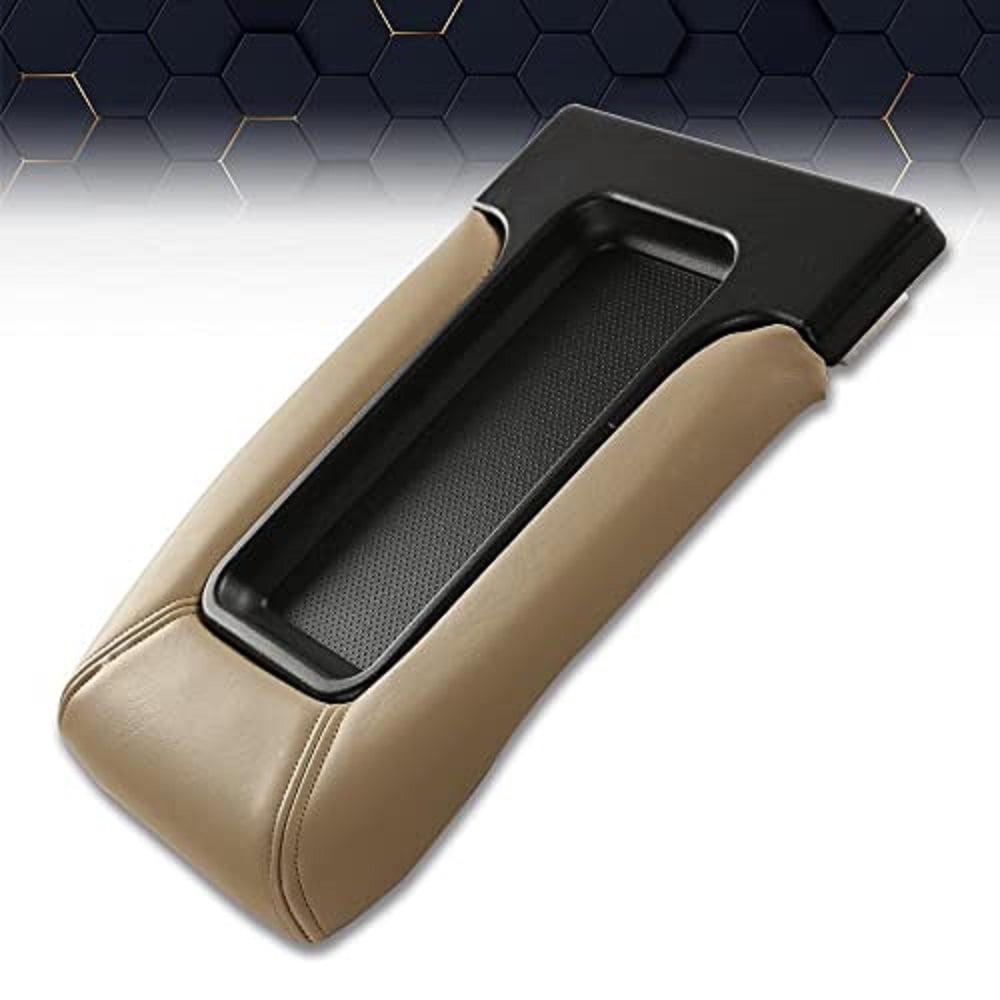 PIT66 Cadillac Center Console Armrest Pad Cover Latch Lid Fit for 99-07 GMC Sierra