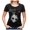 Black, variant on Friday the 13th Shirt Junior's Skull Graphic Black T-Shirt