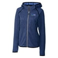 thumbnail image 2 of Women's Cutter & Buck Heather Royal Seattle Seahawks Throwback Logo Mainsail Full-Zip Jacket, 2 of 3