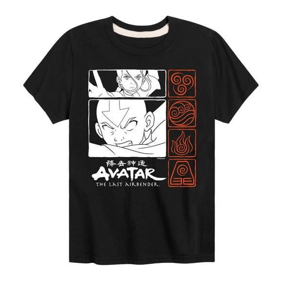 Avatar - The Last Airbender - Grid - Youth Short Sleeve Graphic T-Shirt