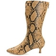 thumbnail image 2 of Journee Womens Esperanza Wide Calf Pointed Toe Mid Calf Boots, 2 of 8