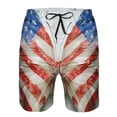 thumbnail image 3 of Fotbe Patriotic Butterfly Floral Trajes de Baño Estampados para Hombre, Shorts de Verano de Secado Rápido, Ropa de Playa, Bañadores-X-Large, 3 of 6